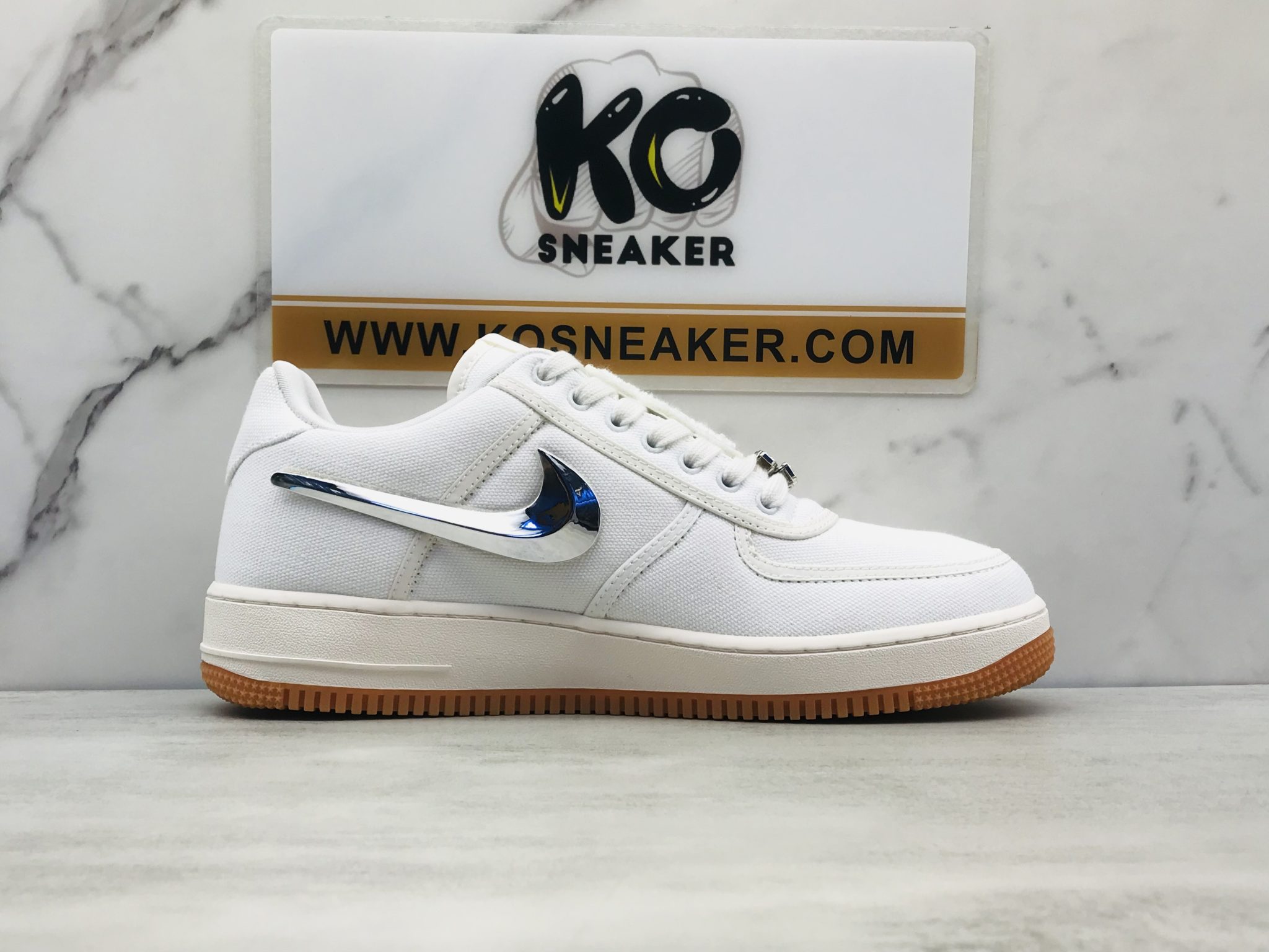 NIKE AIR FORCE 1 LOW TRAVIS SCOTT SAIL AQ4211-101