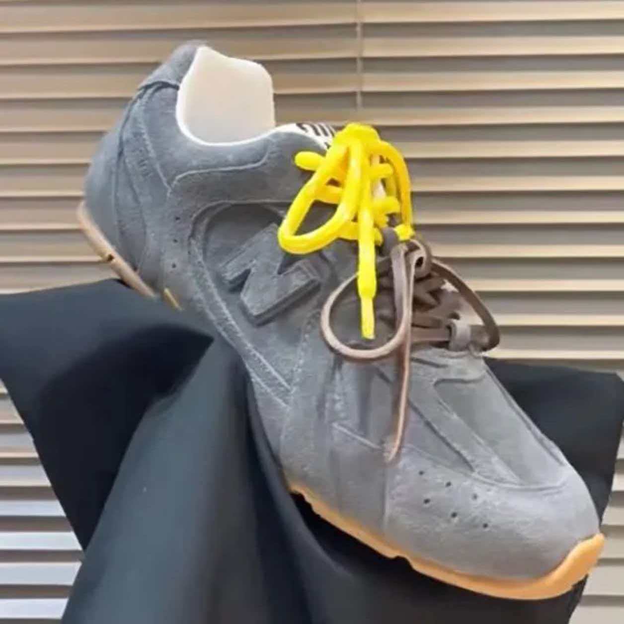New Balance × Miu Miu 530 SL Suede Sneakers
