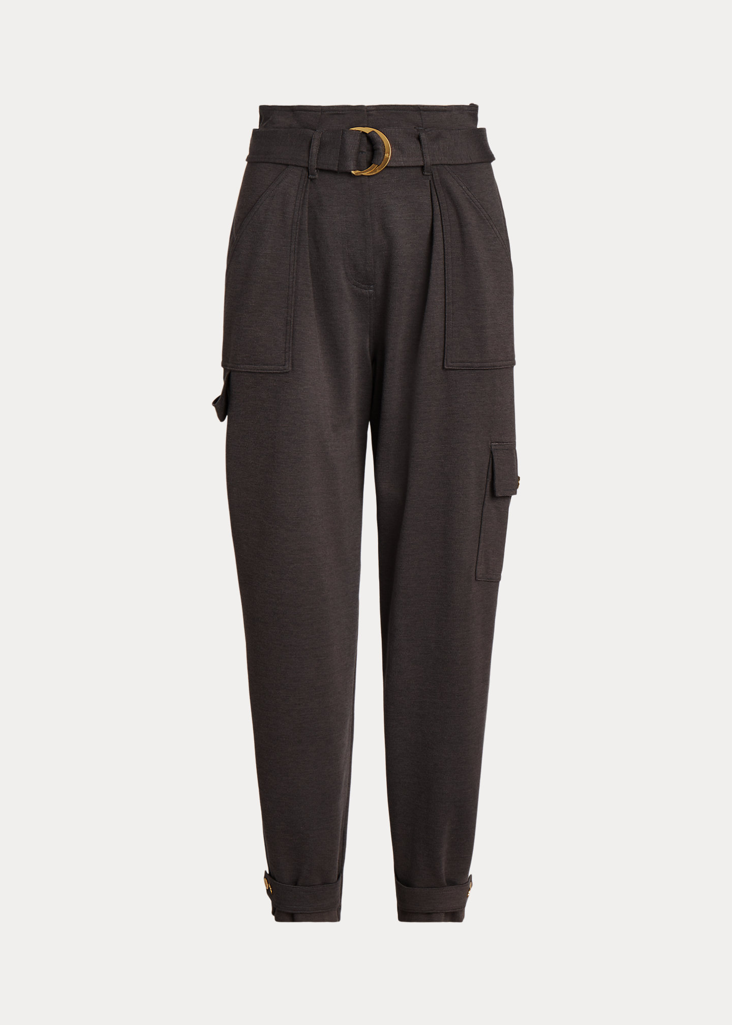 Belted Ponte Cargo Pant