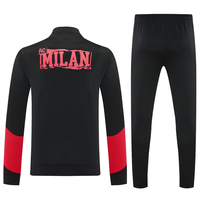 25-26 AC Milan Black Training Football Long Track suits