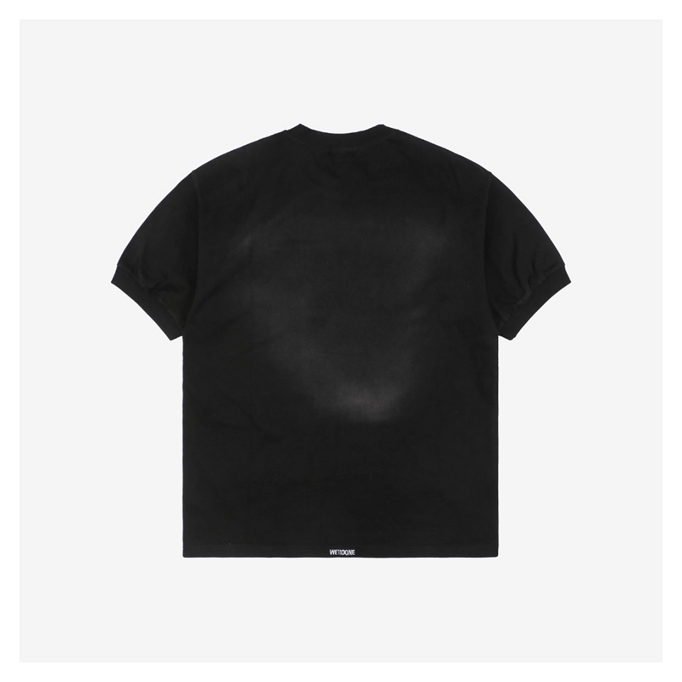We11done Crayon Logo Print T-Shirt