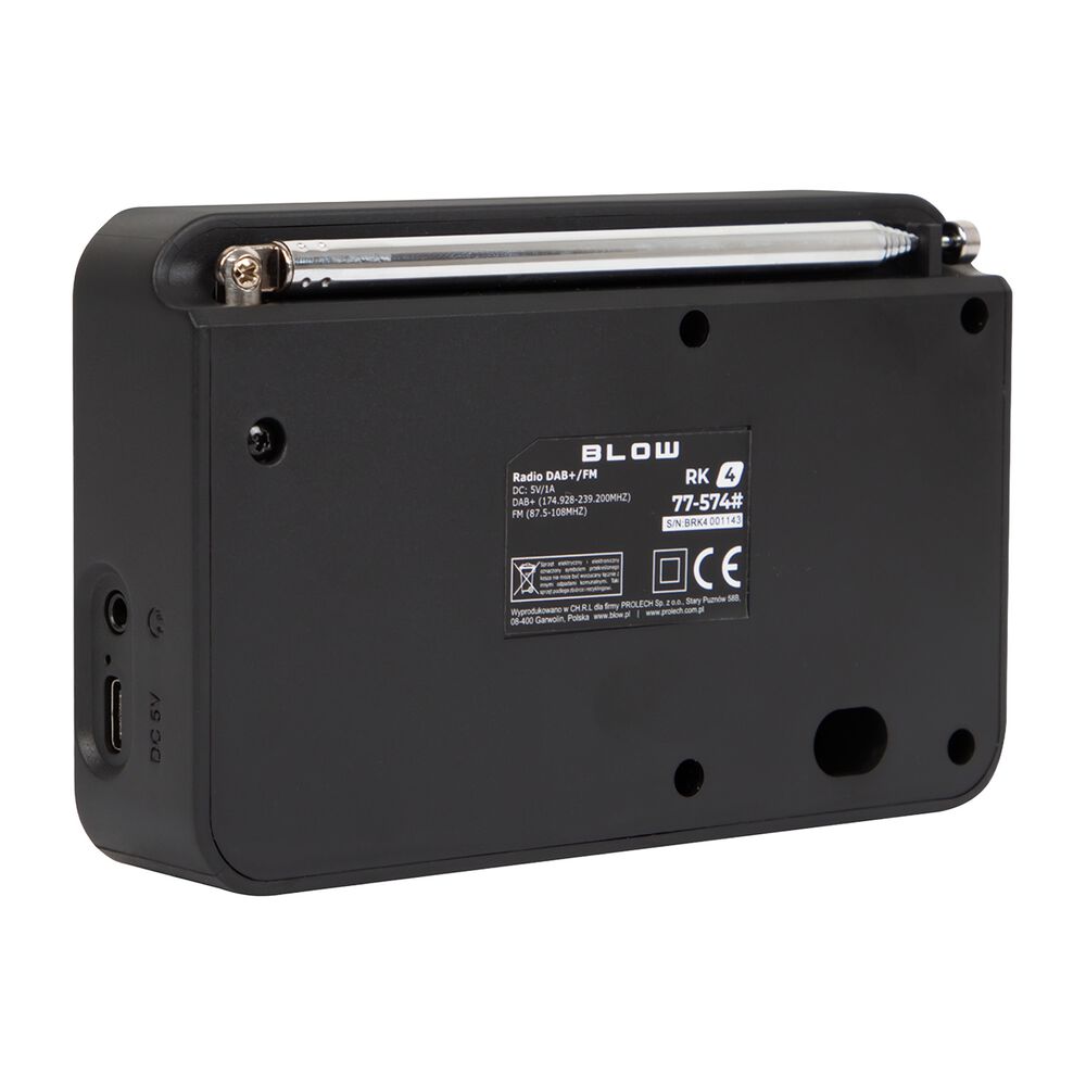 BLOW Radio kuchenne Blow RK4, FM/DAB+, Bluetooth