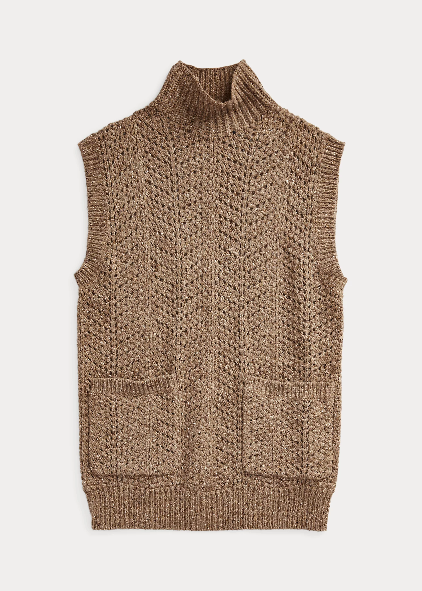 Donegal Wool-Blend Funnelneck Sweater