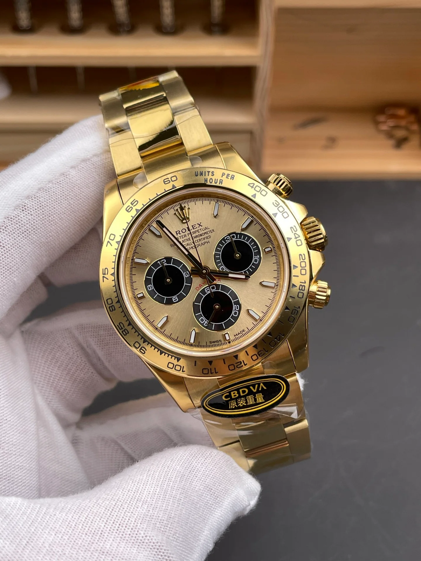 New Full Gold Daytona