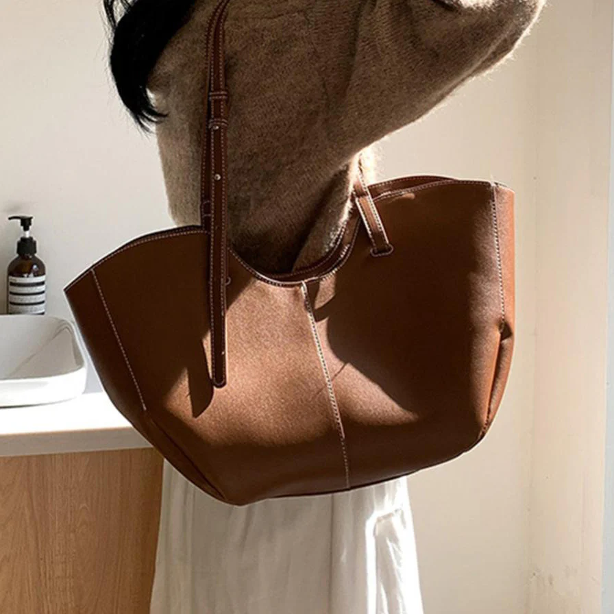 June Vegan Leather Tote