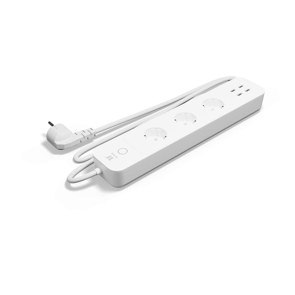 TESLA Inteligentna listwa zasilająca Tesla Smart Power Strip 3 + 4 USB, Wi-Fi