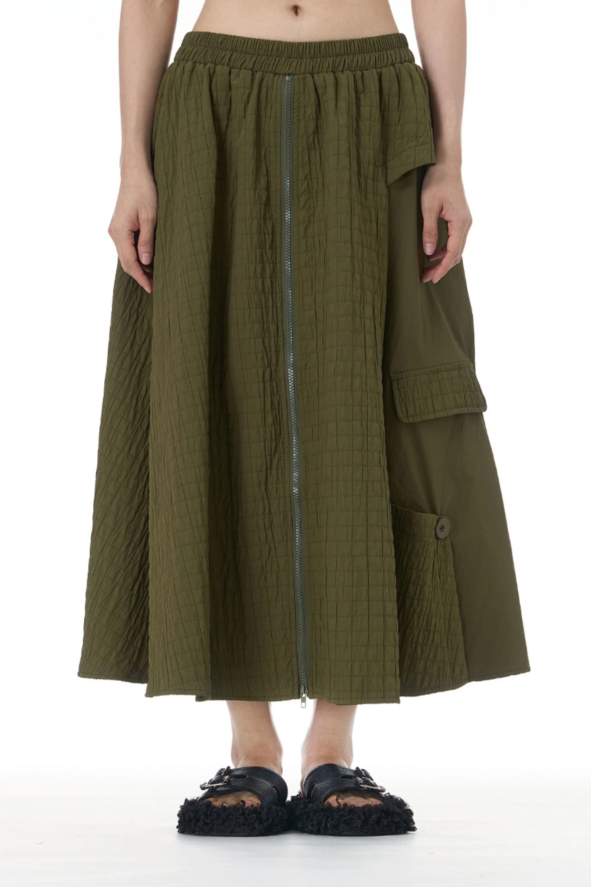 Cosmic Forest  Zip Skirt
