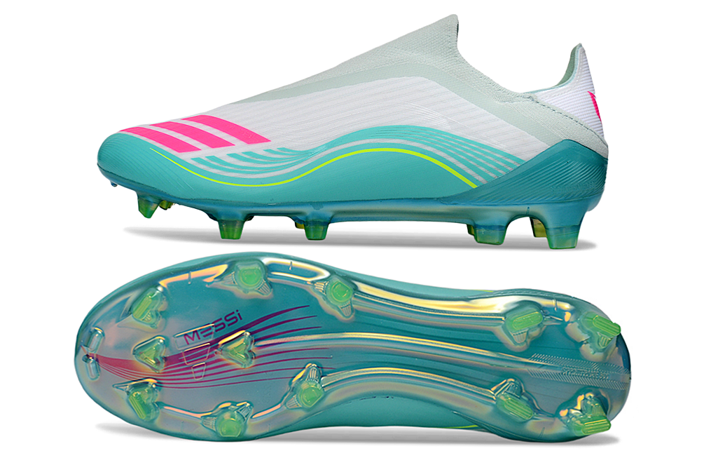 Messi# F50 TF broken nails Football Shoes