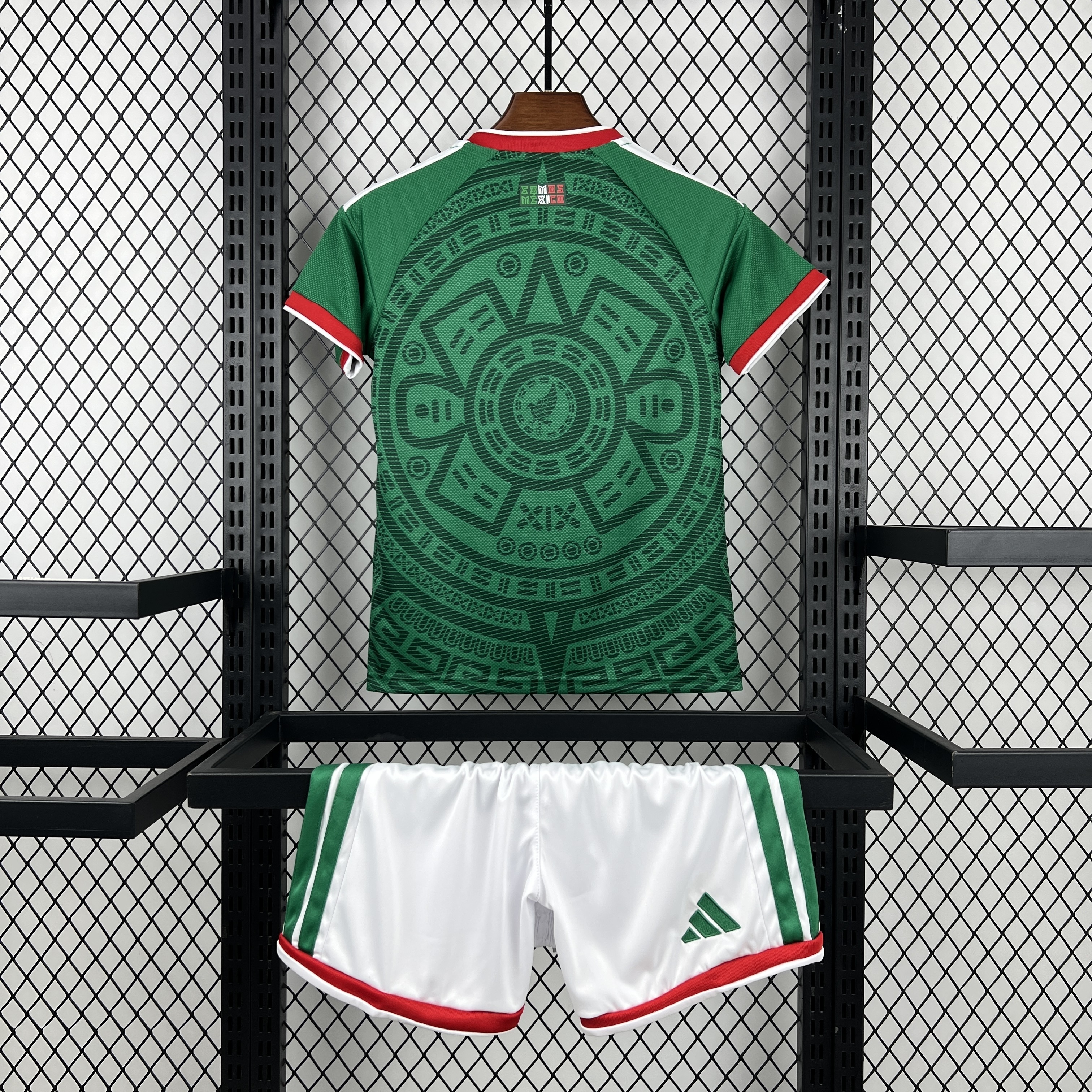 Mexico Soccer Jersey Home Kids Kit Jersey+Shorts World Cup 2026