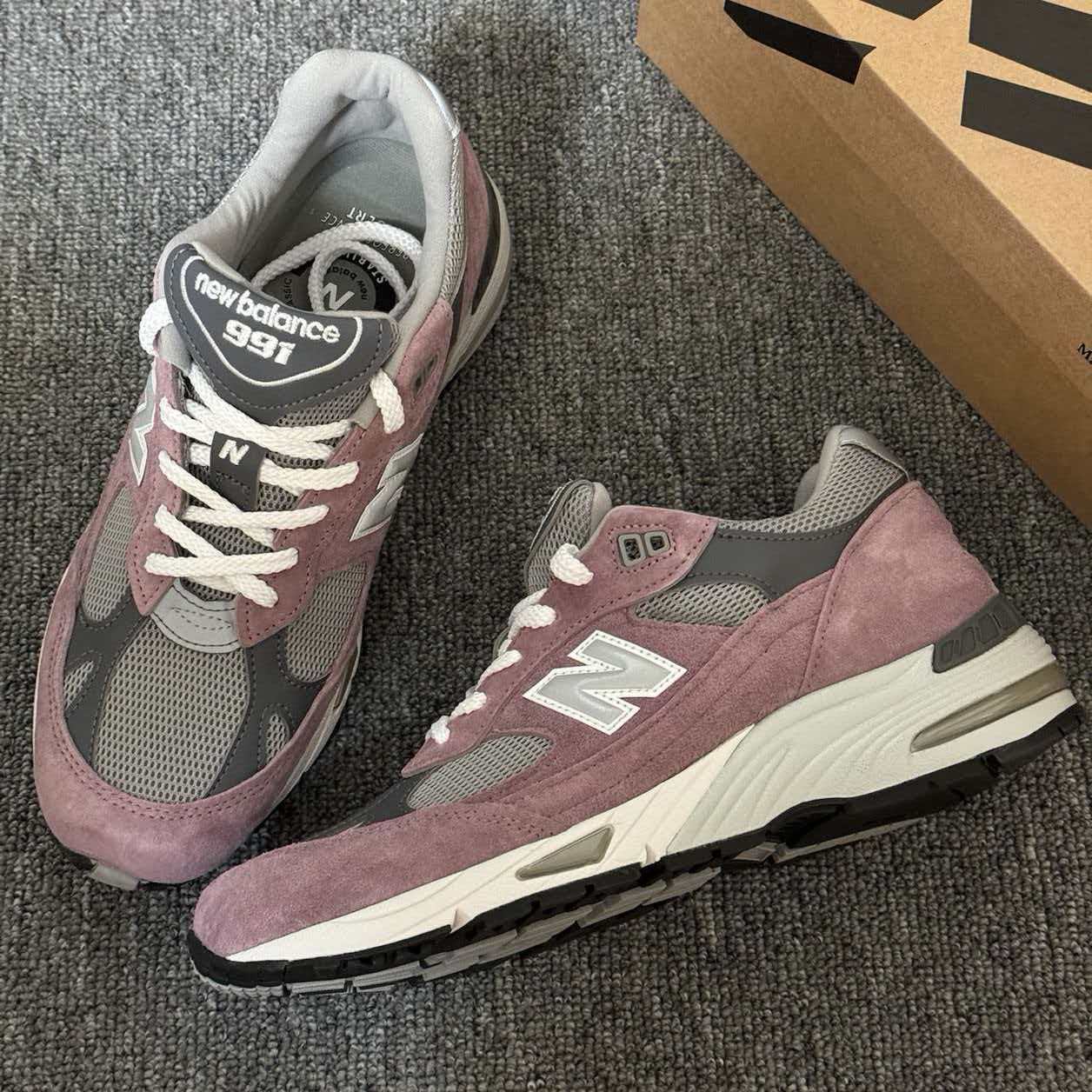 New Balance 991V1 Made in England 'Washed Burgundy'