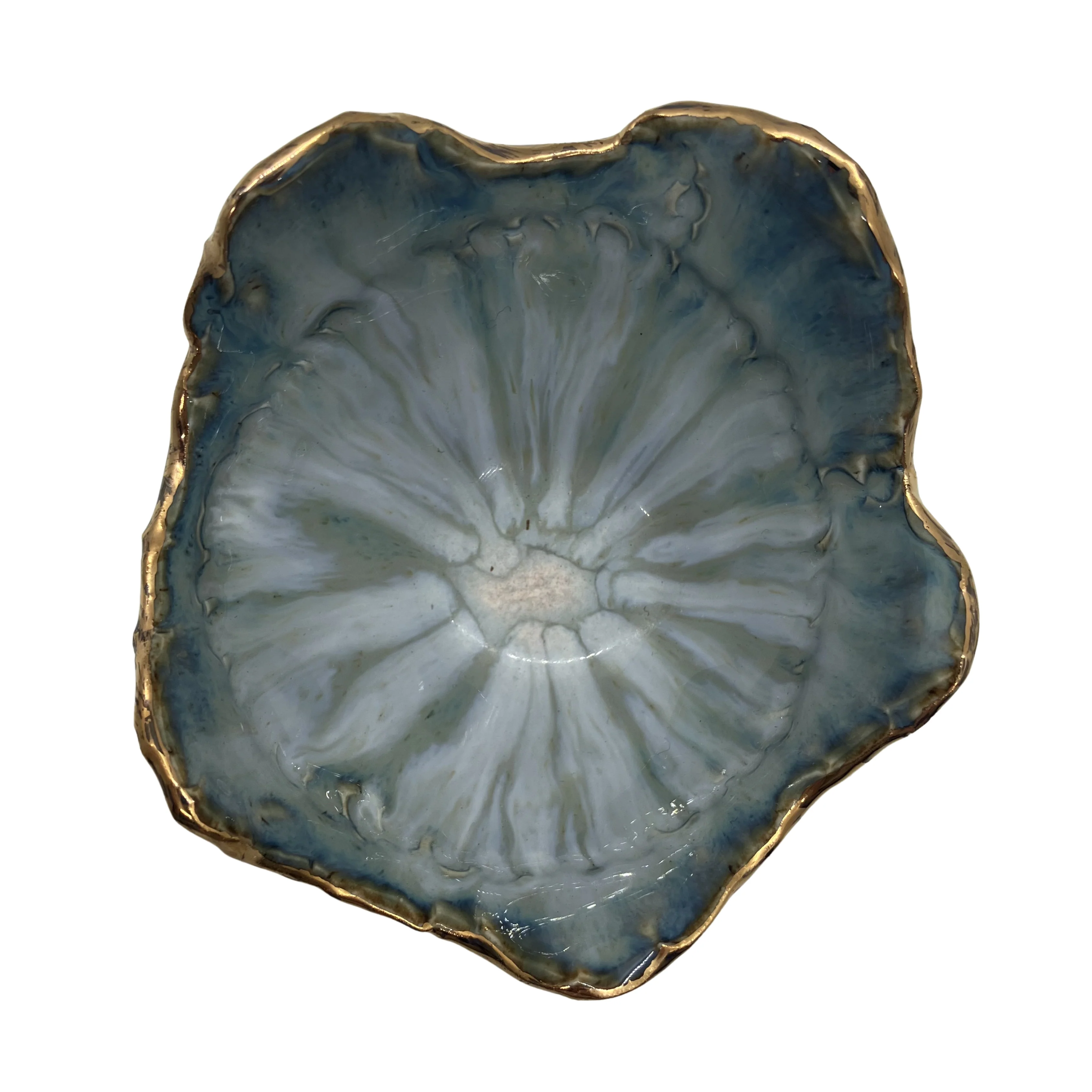 Jessica Colas - Small Wavy Top Bowl with Luster