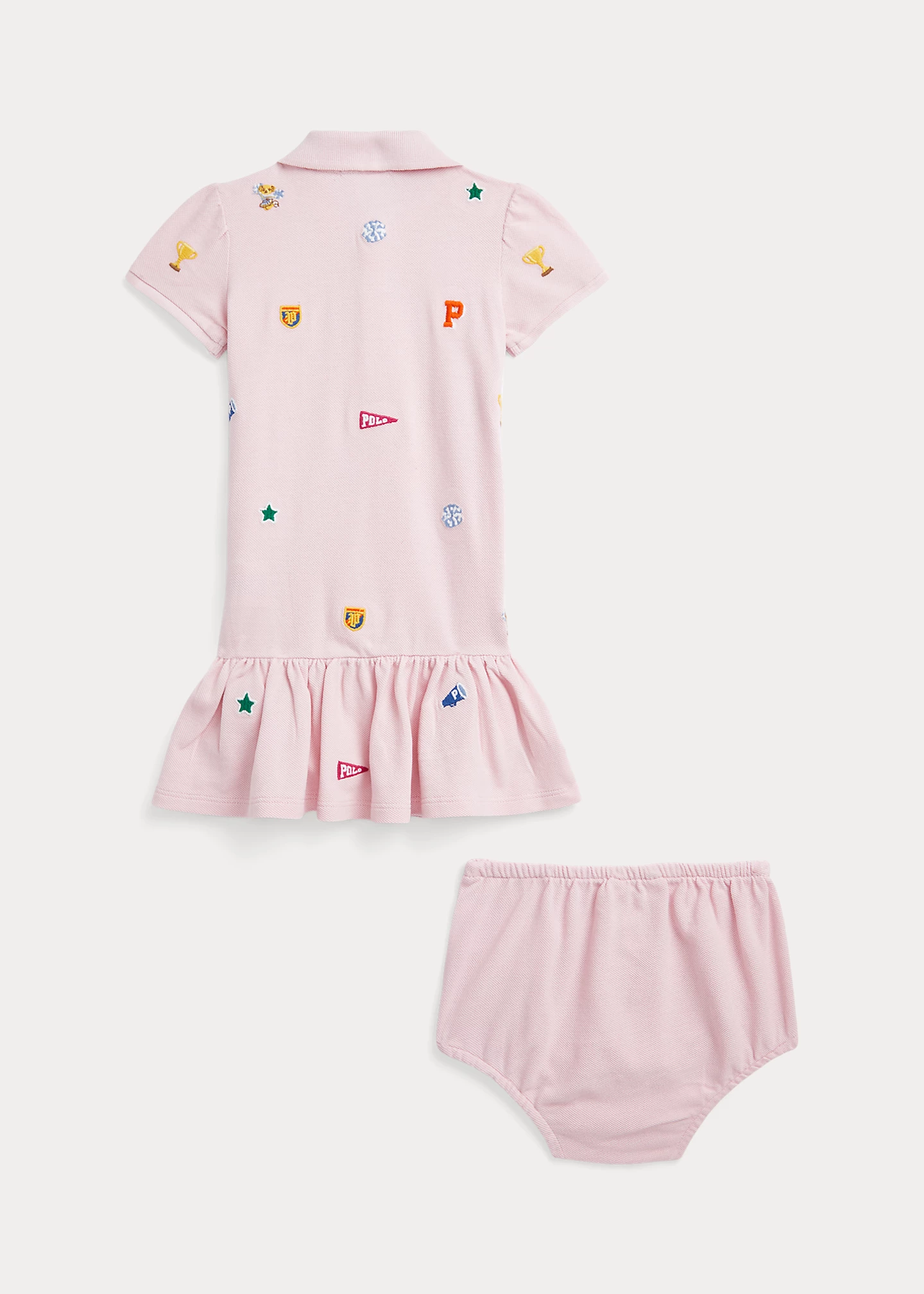 Collegiate Mesh Polo Dress & Bloomer