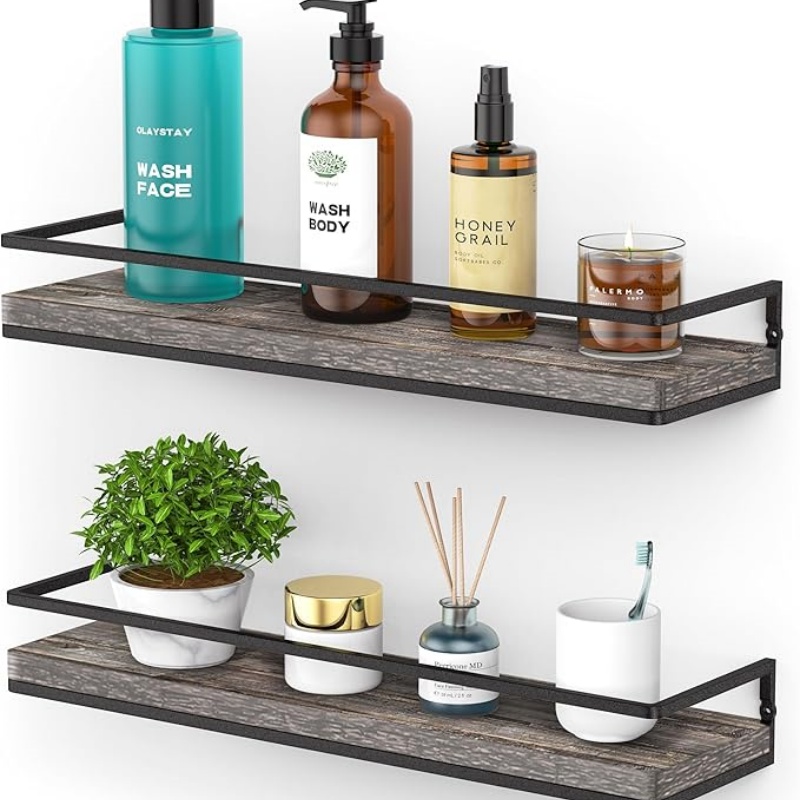 Floating Shelves Wall Mounted Set of 2