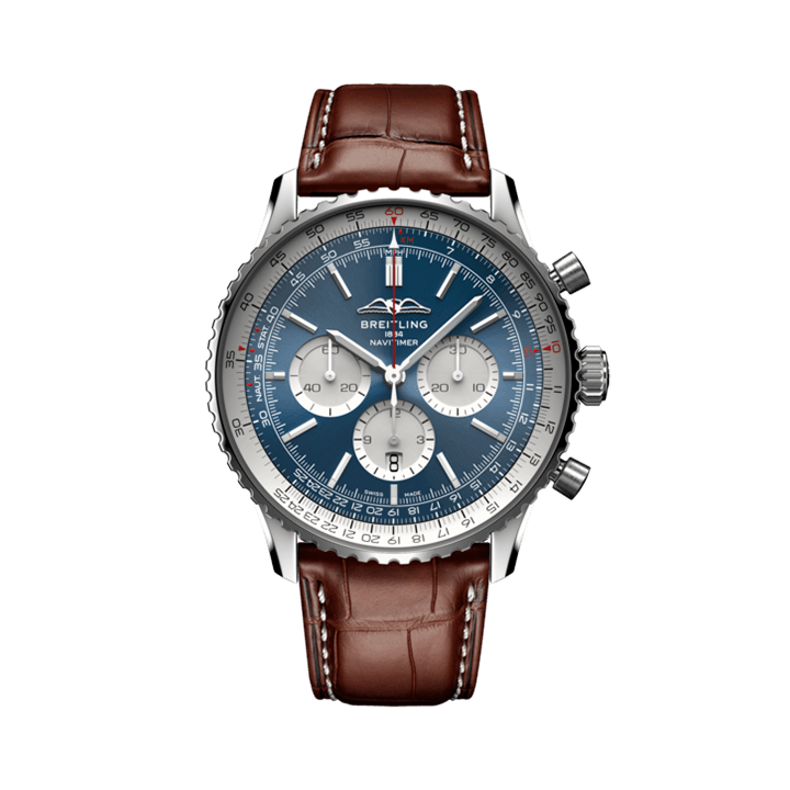 [2026 Mirror Grade]Breitling AB0137211C1P1 Navitimer B01 Blue Dial - Νew