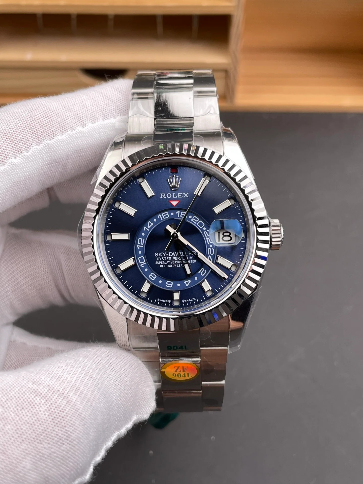 Sky-Dweller Blue Dial
