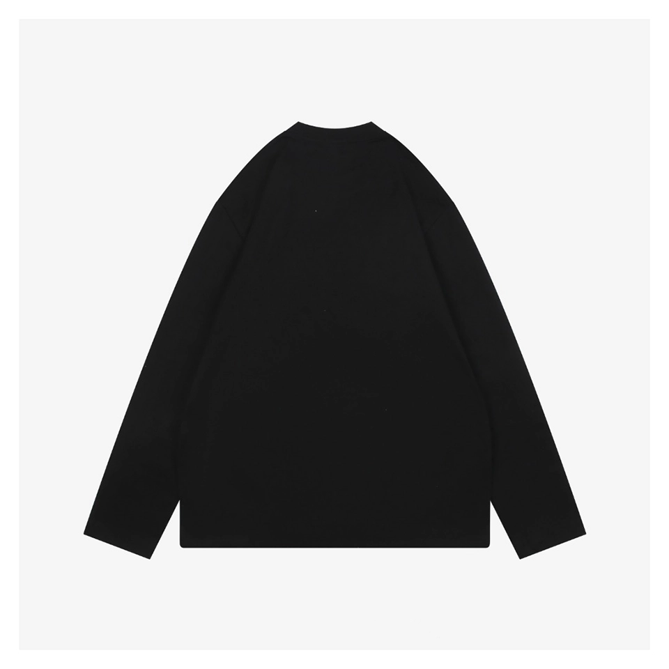 BBry Equestrian Knight Fine-Line Embroidery Shirt (Black/White)