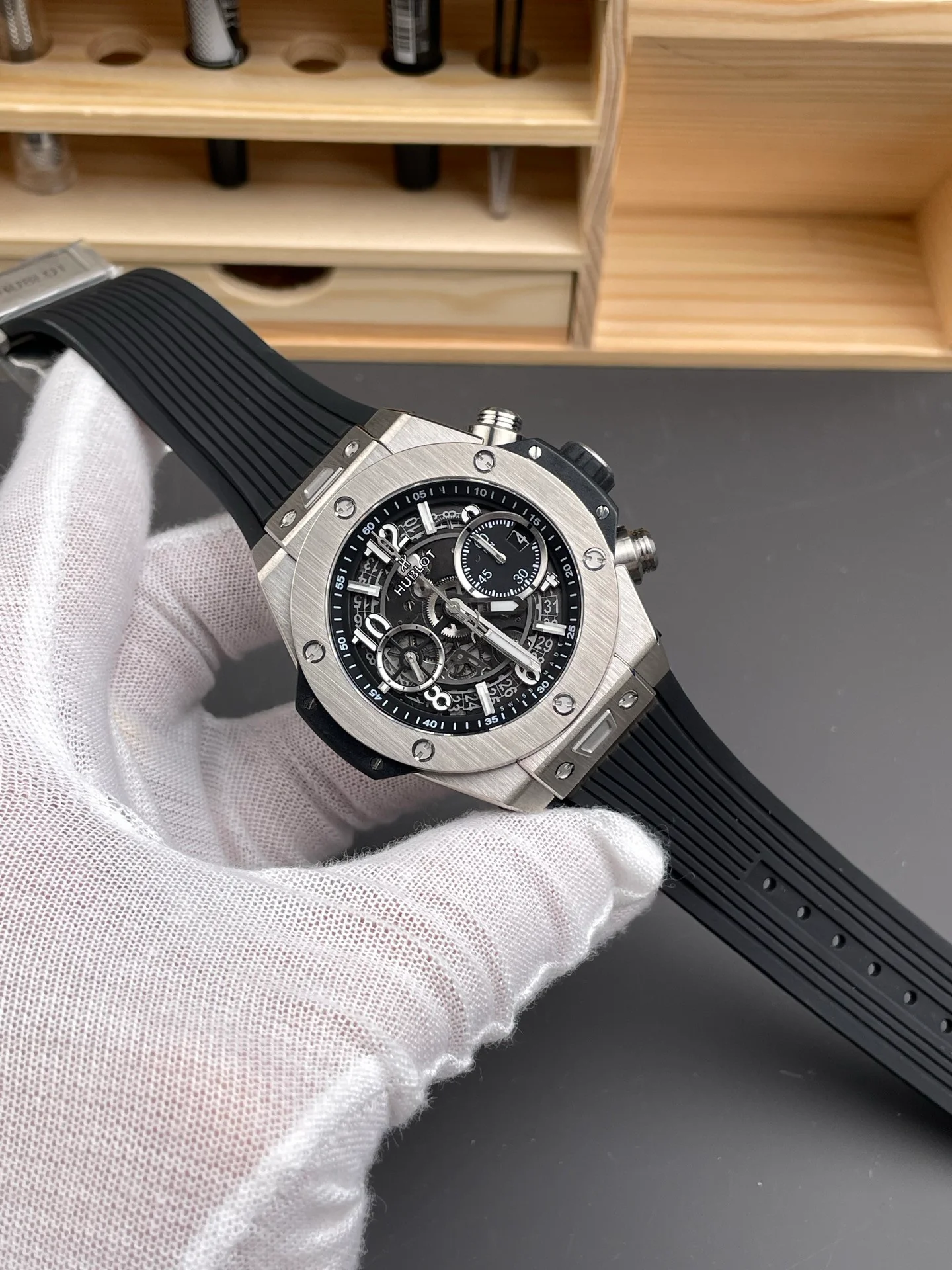 Big Bang White Case Black Dial