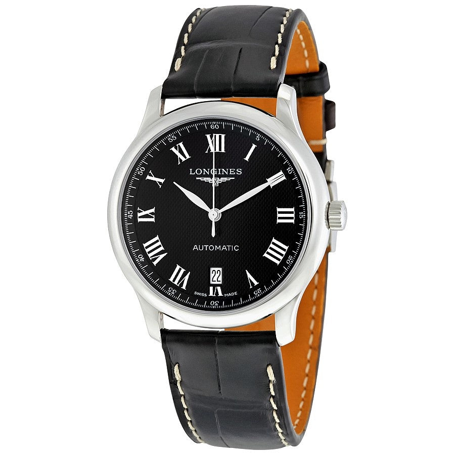 [2026 Mirror Grade]Longines Men's L2.755.4.51.7 Master Collection Black Leather Watch