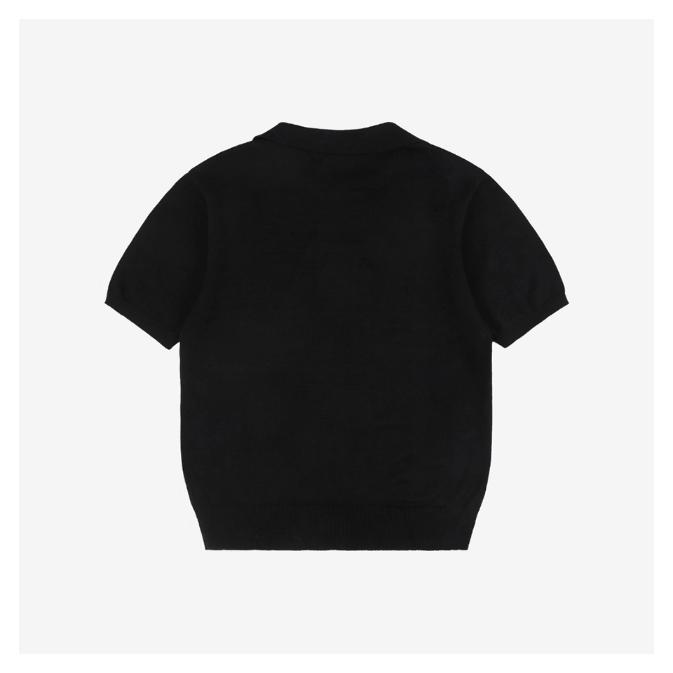 F Polo Diagonal Button T-Shirt