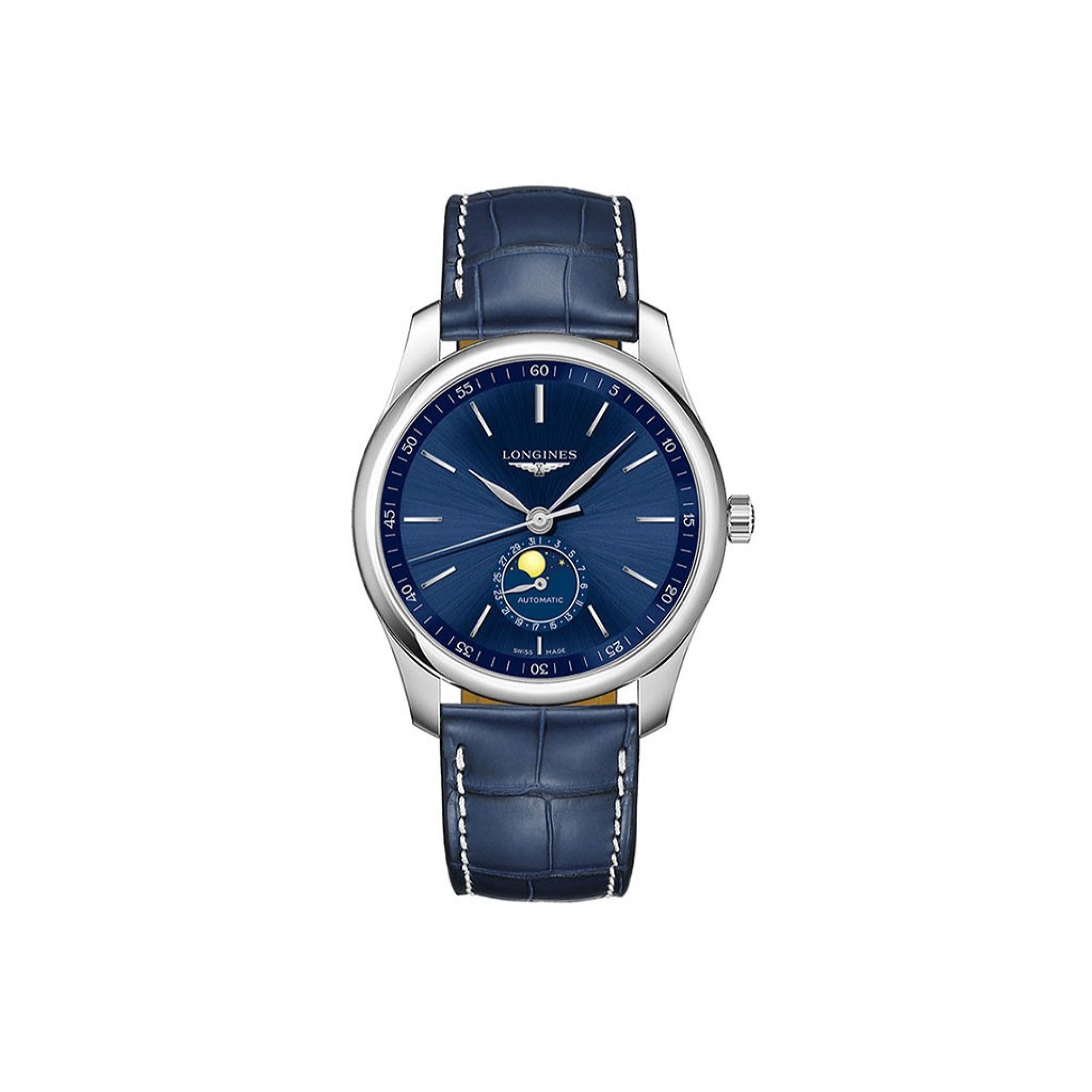 [2026 Mirror Grade]Longines Men's L2.909.4.92.0 Master Collection Blue Leather Watch