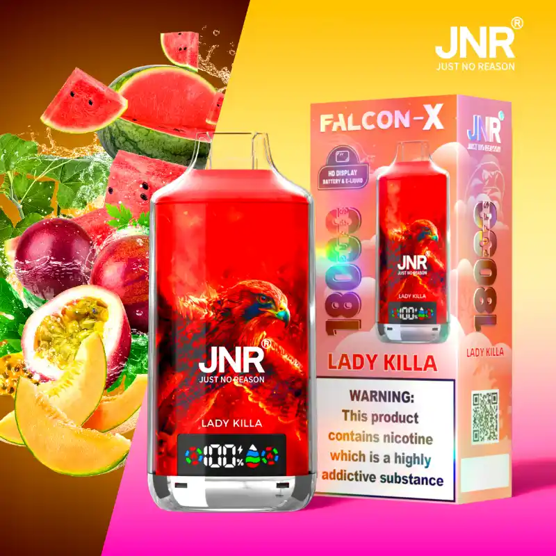 JNR - Falcon X - 18K Puffs - Disposable Vape - Lady Killa