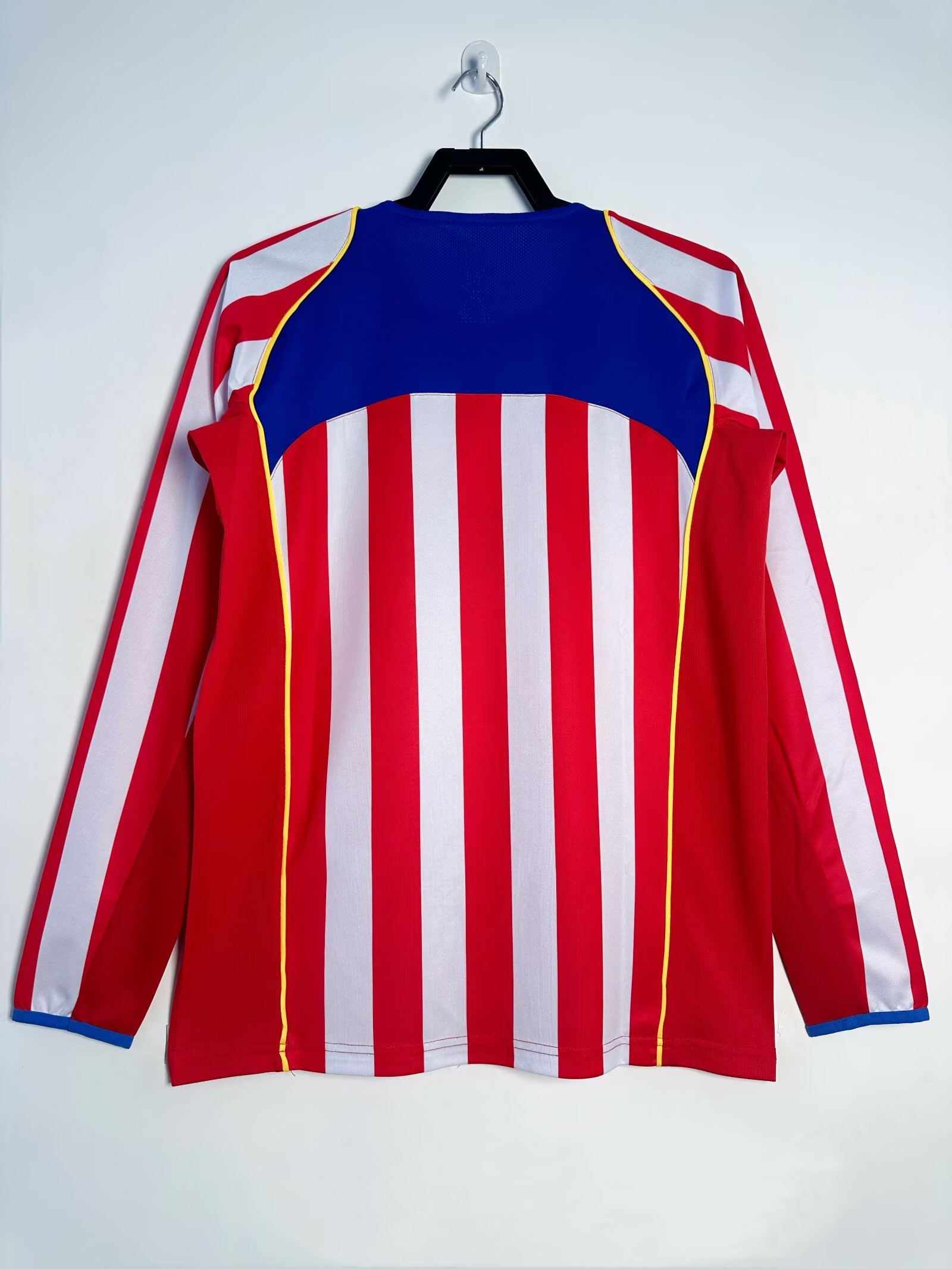 Atletico Madrid Retro Home Soccer Jersey Long Sleeve 2004-05