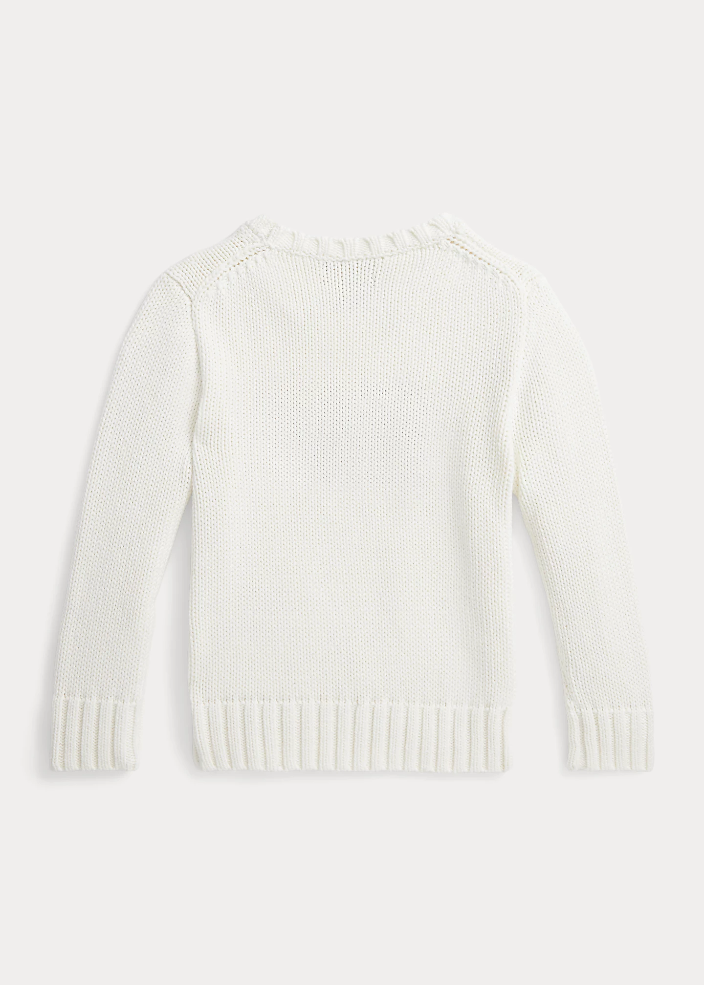 Flag Cotton Crewneck Sweater