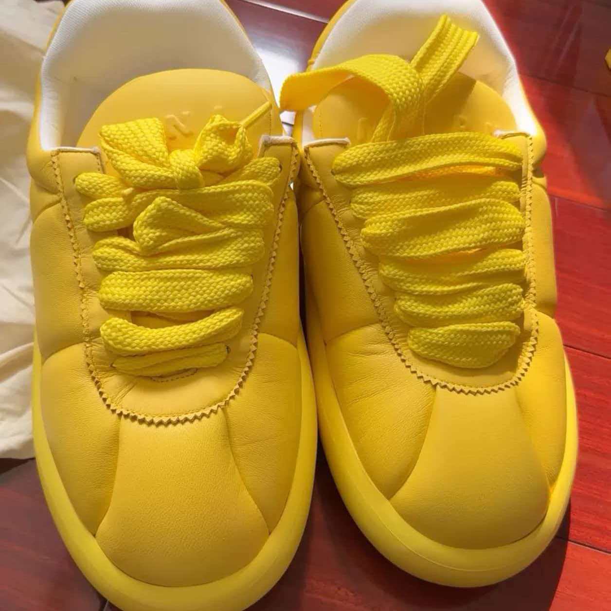 Yellow/Butter Yellow Leather BigFoot 2.0 Sneakers