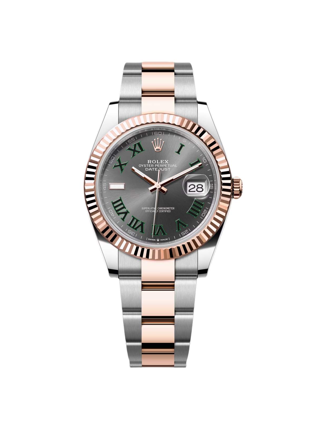[2026 Mirror Grade]RLX Datejust 41mm 126331 Oyster Band Steel and Everose Gold Men’s Watch
