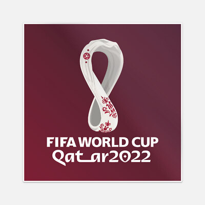 2022 FIFA World Cup Qatar Sticker Logo Soccer Football Patch Badge (PVC)