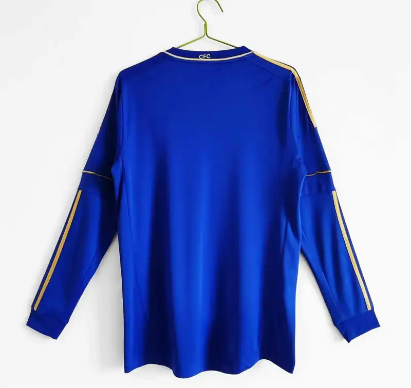 Chelsea Retro Football Jersey Home Long Sleeve Shirt 2012/13