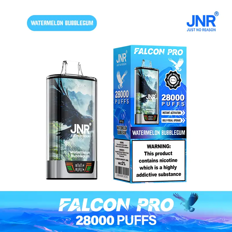 JNR - Falcon Pro - 28K - Disposable Vape - Watermelon Bubblegum