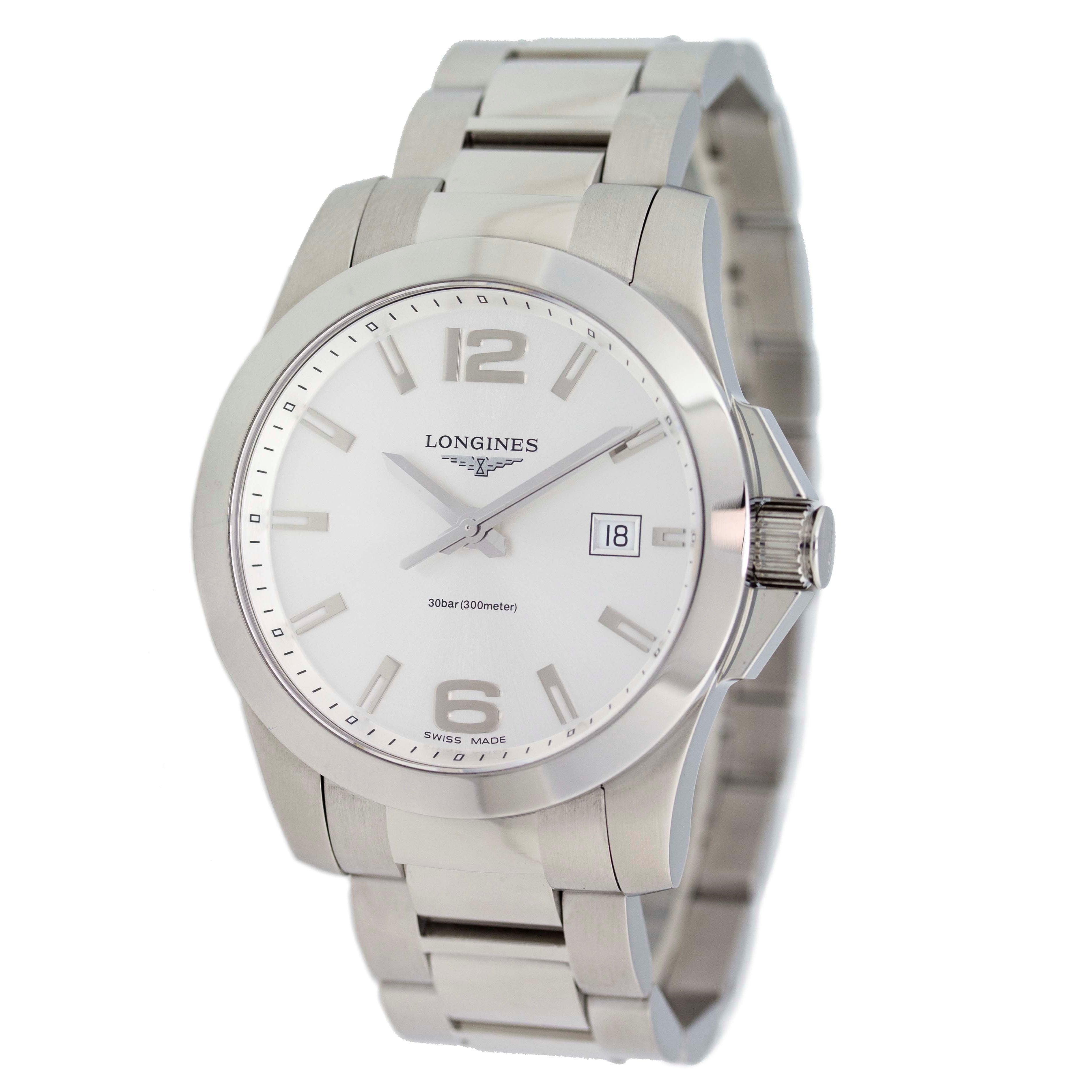 [2026 Mirror Grade]Longines Men's L3.659.4.76.6 Conquest Stainless Steel Watch