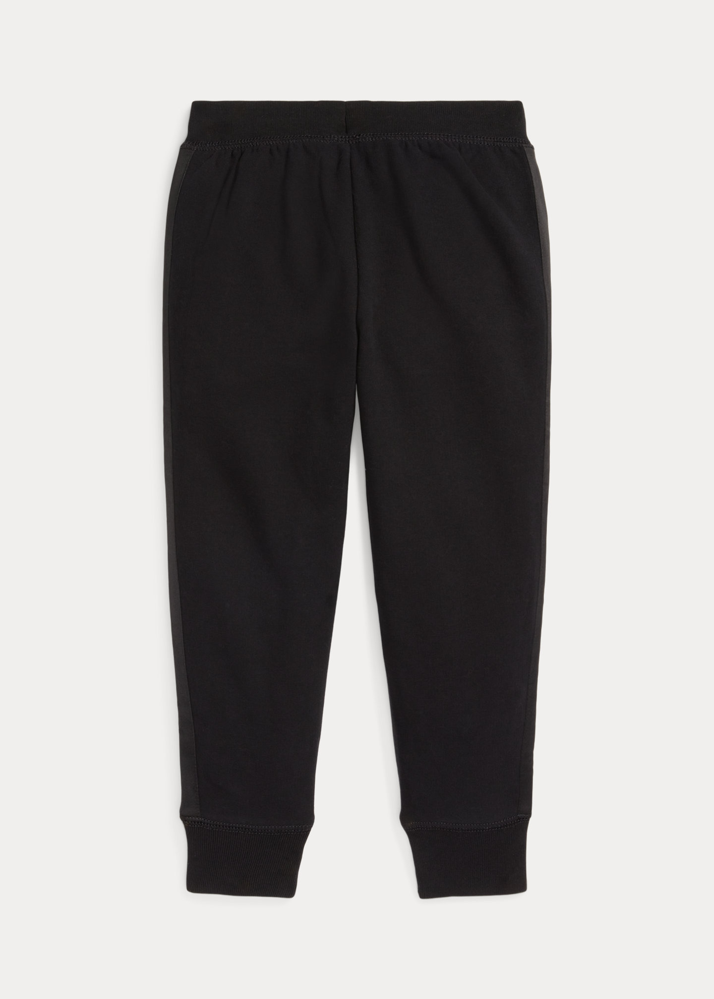 Satin-Striped Fleece Jogger Pant