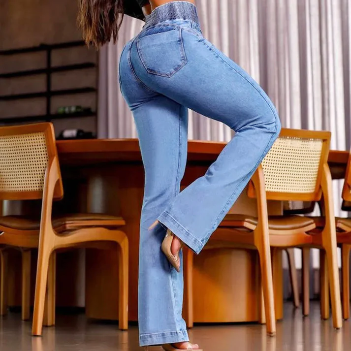 💖Limited Sale 50% OFF💖Stretch flare jeans with a high waist