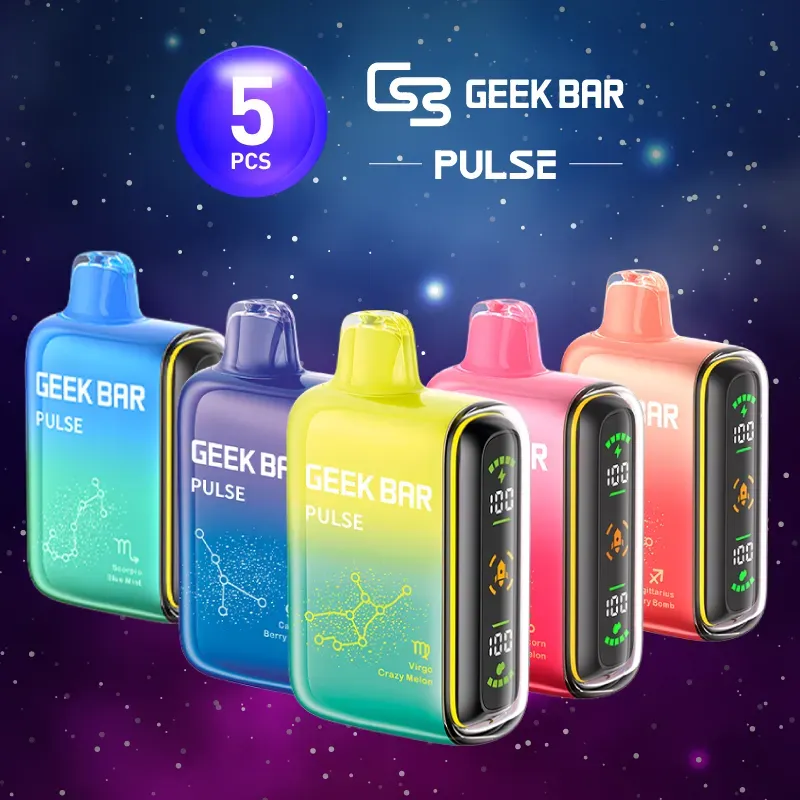Geek Bar Pulse Packages 5 Pod
