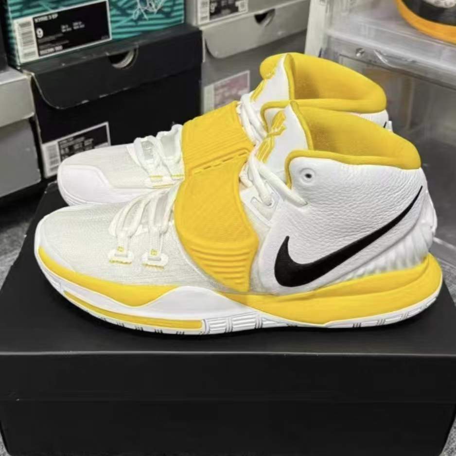 Nike Kyrie 6 Team White Yellow Black