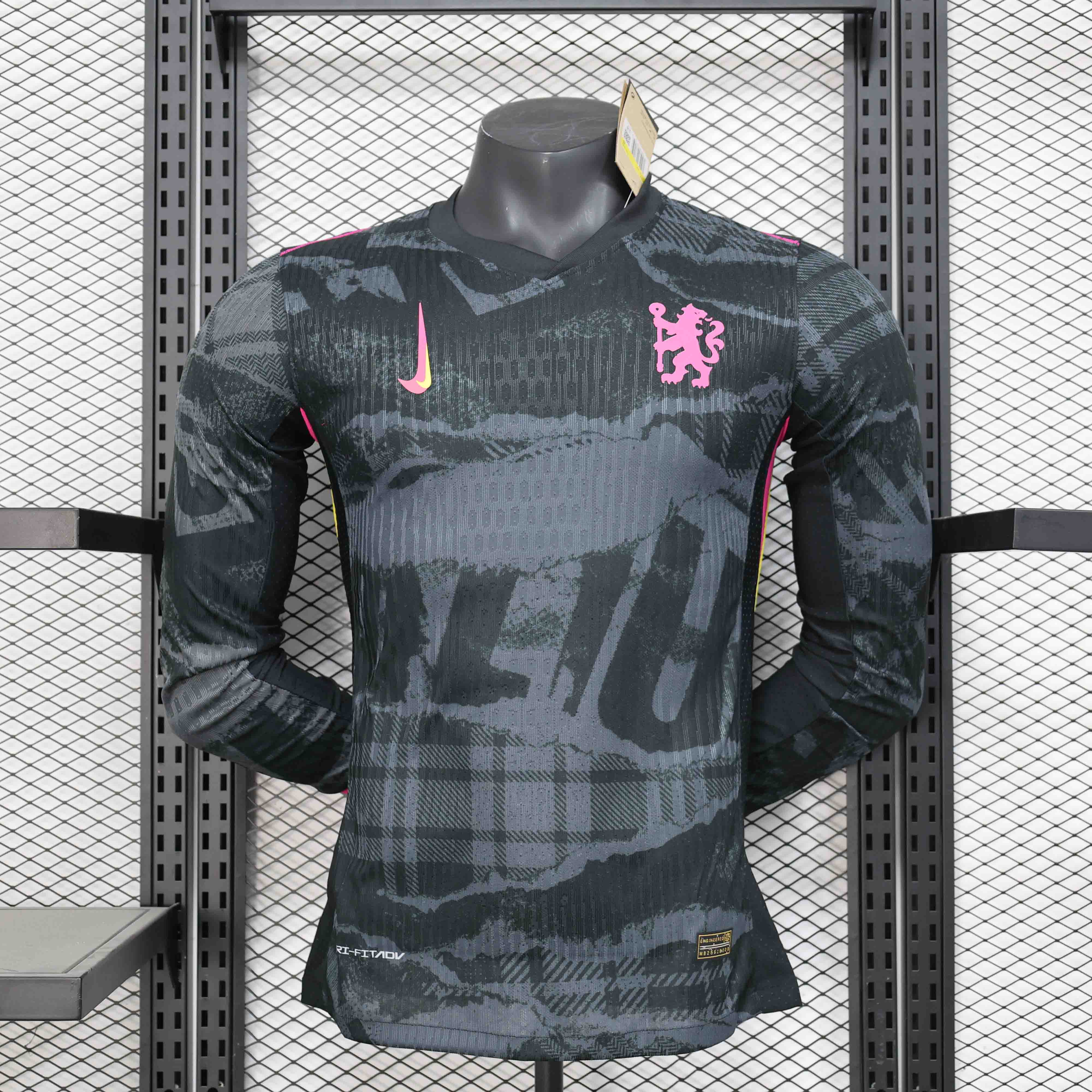 Chelsea Authentic Football Jersey Third Away Long Sleeve Shirt 2024/25