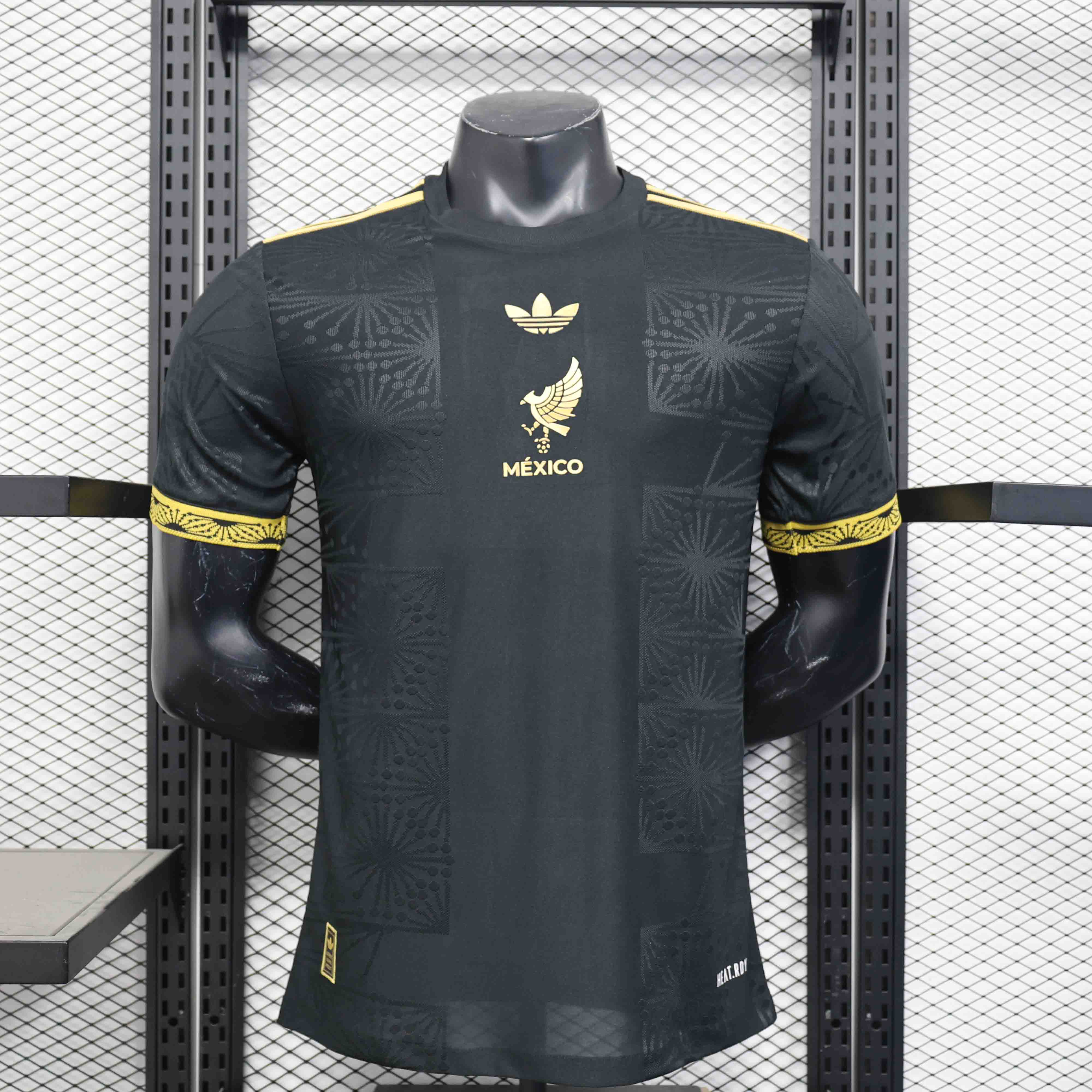 Mexico Authentic Gold Cup Black Special Soccer Jersey 2025