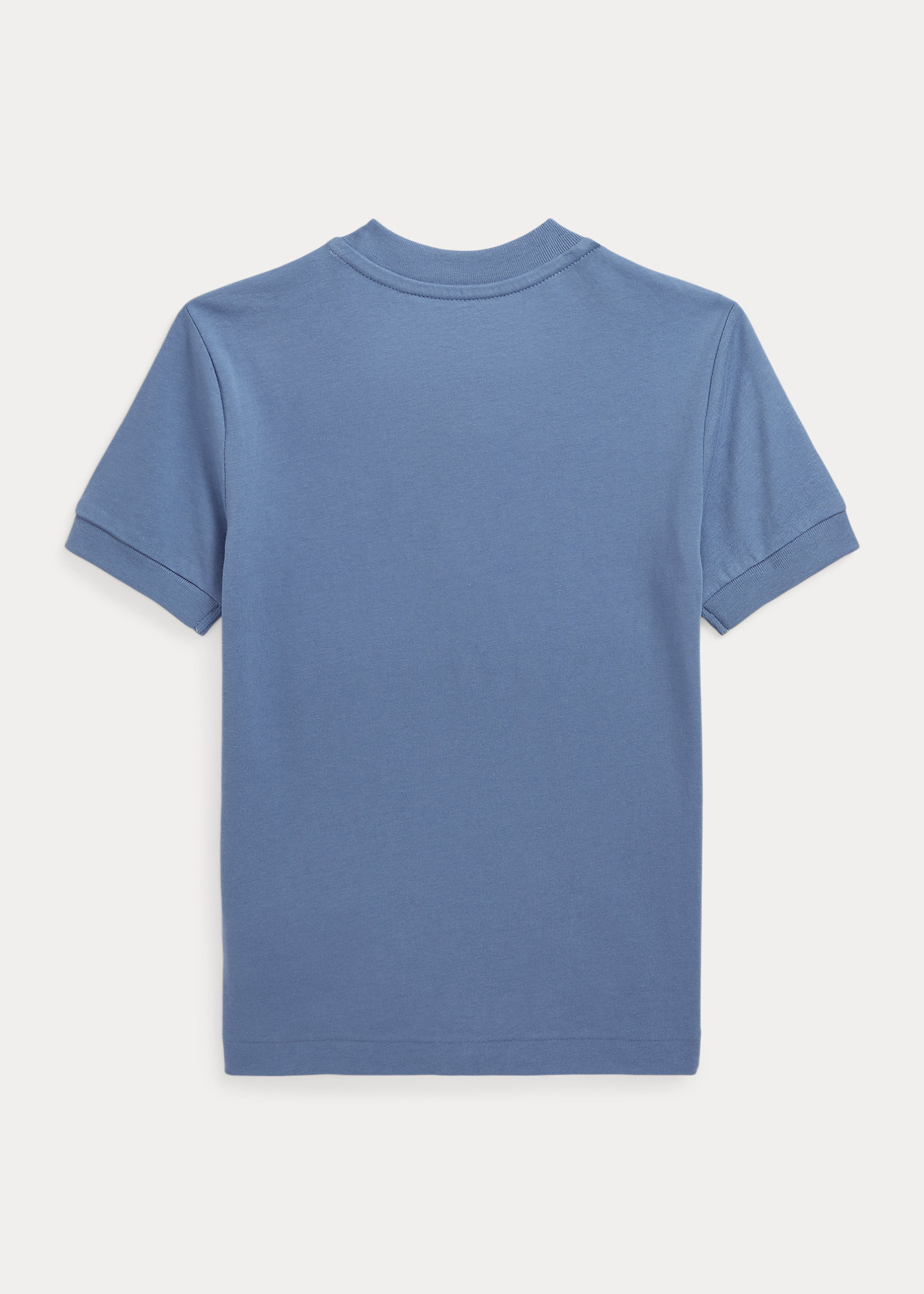 Cotton Jersey Short-Sleeve Henley Shirt