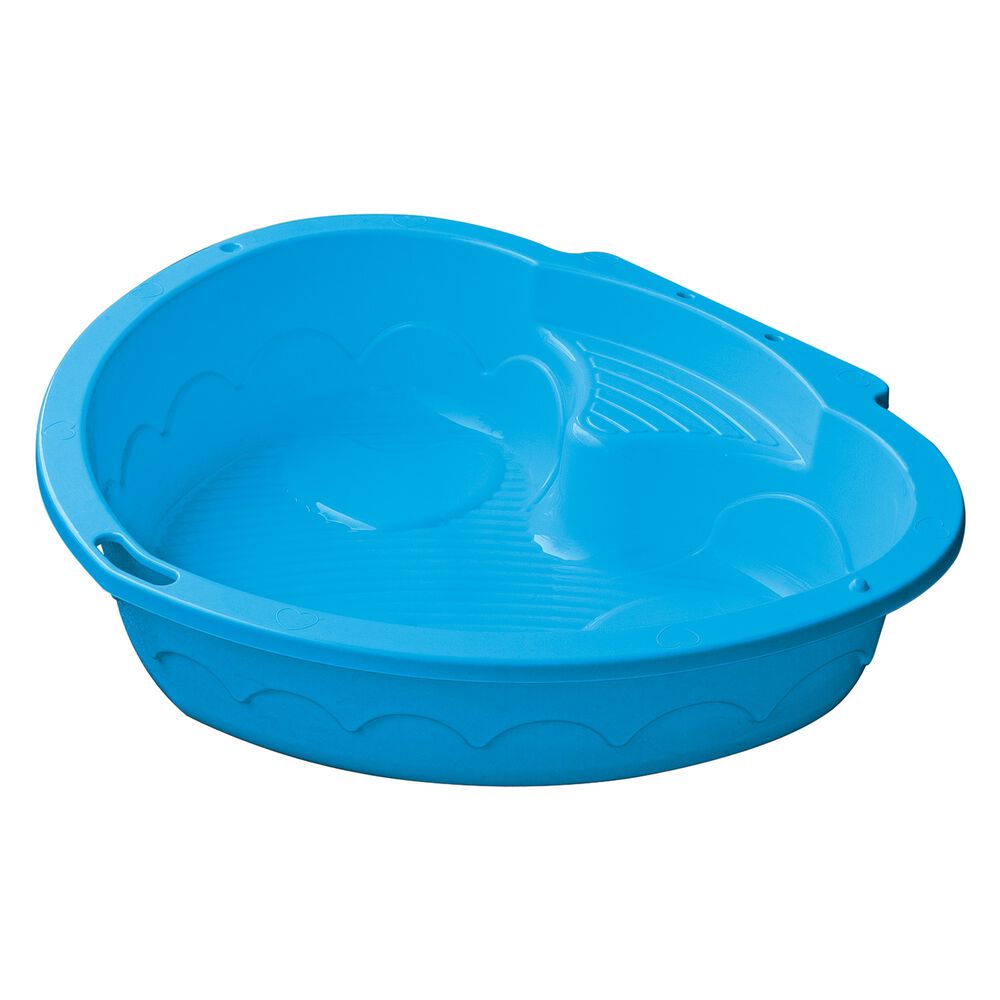 PALPLAY Piaskownica w kształcie serca Palplay, zamykana, 90 x 79 x 42 cm, niebieska