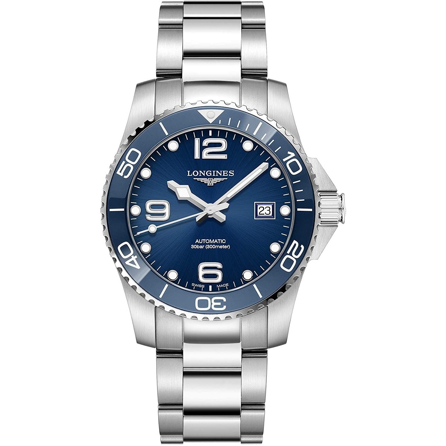 [2026 Mirror Grade]Longines Men's L3.781.4.96.6 HydroConquest Stainless Steel Watch