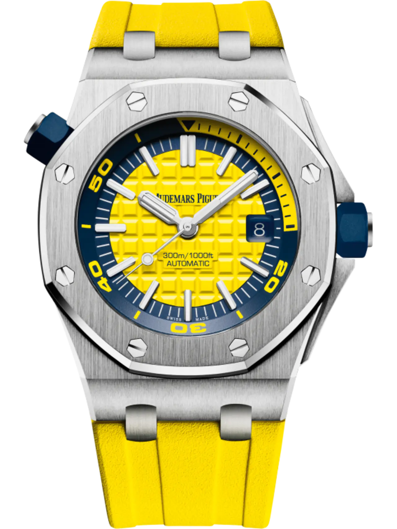 [2026 Mirror Grade]Audemars Piguet OFFSHORE DIVER Yellow Dial 42mm 15710ST.OO.A051CA.01