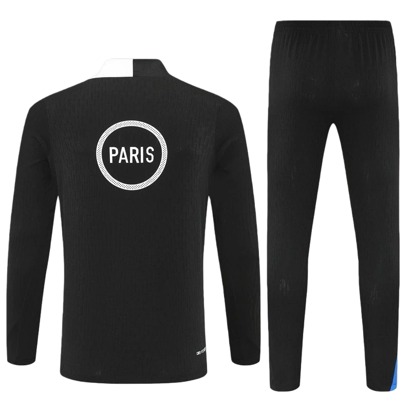 25-26 PSG Training Kit (Sweatshirt+Pants) Black