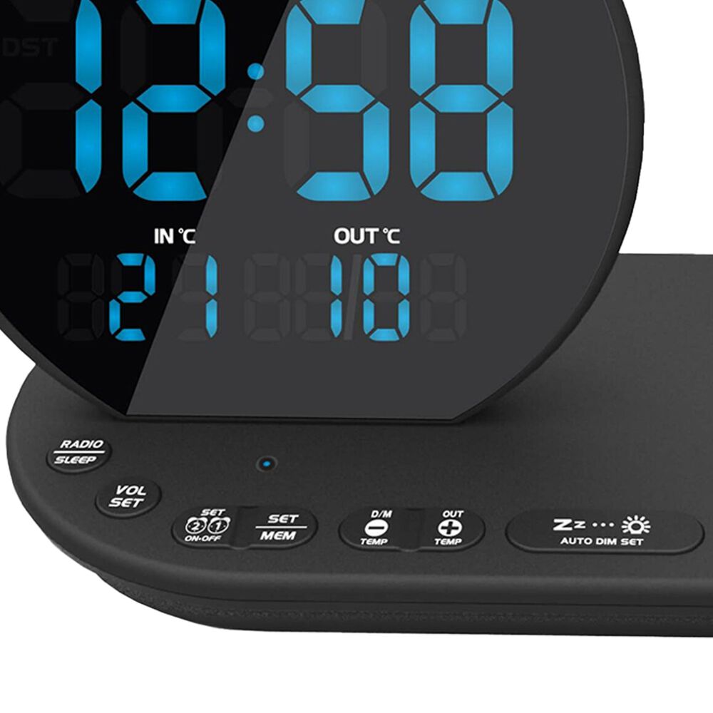 BLAUPUNKT Radiobudzik Blaupunkt CR85BK Charge, FM, PLL, z ładowarką indukcyjną