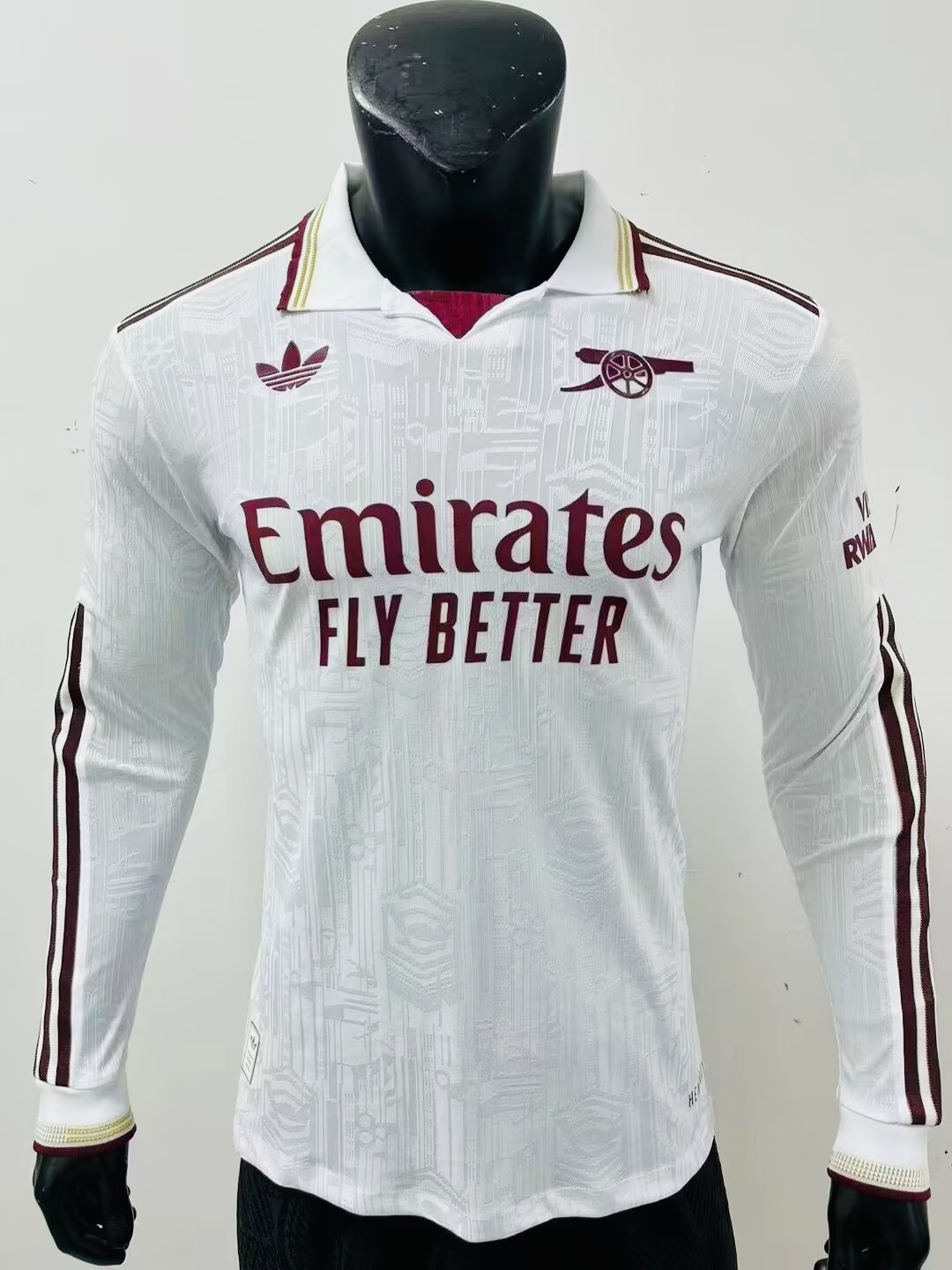 Arsenal Authentic Soccer Jersey Third Away Long Sleeve Shirt 2025/26