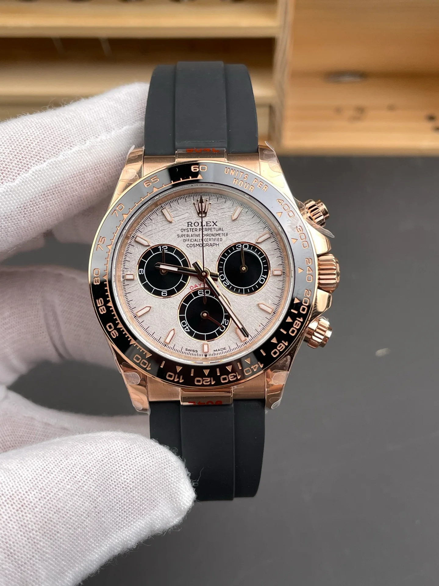 Rose Gold Meteorite Dial Daytona