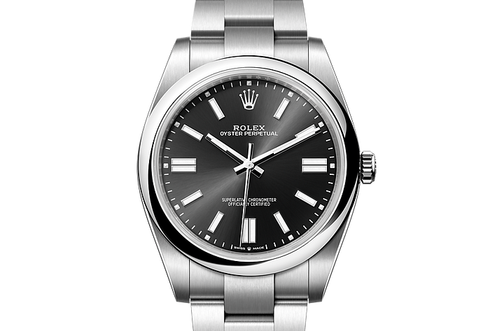 [2026 Mirror Grade]R124300 Oyster-Perpetual Bright Black - New