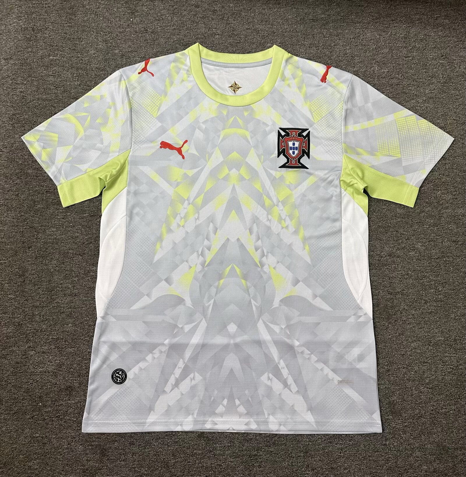 2026 Portugal Goalkeeper Silver Football Shirt 1:1 Thai Quality