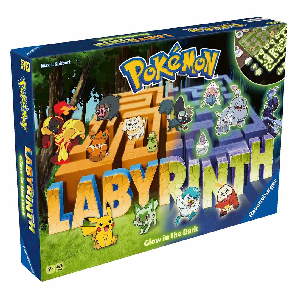 RAVENSBURGER Gra Labyrinth Ravensburger, Pokemon, świecąca w ciemności